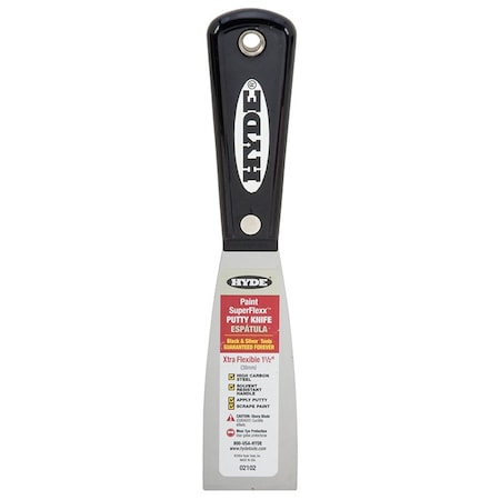 Hyde 1-1/2 in.  Bs Hcs Superflex Putty Kni 02102 2102